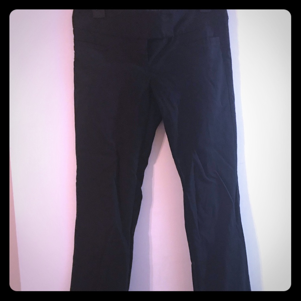 Black flared pants